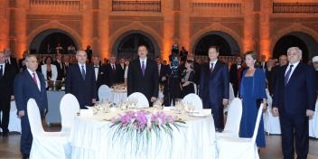 Ilham Aliyev participated at the official reception to mark 28 May – Day of Republic