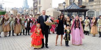 Ilham Aliyev took part in nationwide festivities on the occasion of Novruz holiday