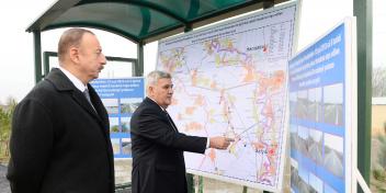 Ilham Aliyev attended the opening of Nizami-Alilambayli-Azadkand-Sarkhanbayli highway