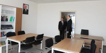 Ilham Aliyev attended the opening ceremony of a new office building of the Agdash District Executive Authority