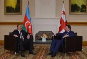 Ilham Aliyev met with Prime Minister of Georgia Irakli Garibashvili in Tbilisi