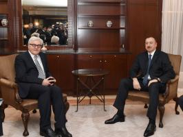 Ilham Aliyev met German Federal Minister of Foreign Affairs Frank-Walter Steinmeier