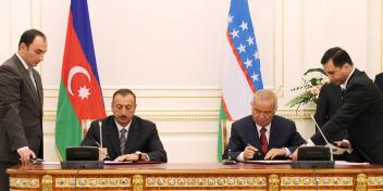 Document signing ceremony took place between Azerbaijan and Uzbekistan