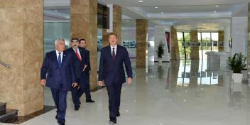 Ilham Aliyev attended the opening of the Heydar Aliyev Center