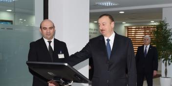 Ilham Aliyev attended the opening of “Ağ şəhər-1” electrical substation in Baku