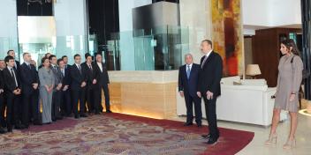 Speech by Ilham Aliyev at the opening of the Hilton Baki hotel complex