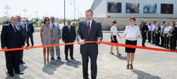 Ilham Aliyev attended the opening of the Darnagul station of the Baku Underground