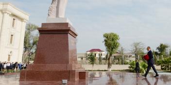 Ilham Aliyev arrived in Salyan District