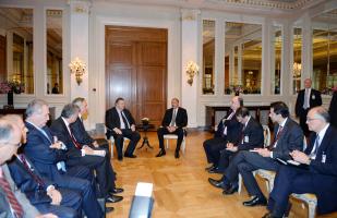 Ilham Aliyev met with Deputy Prime Minister, Minister of Foreign Affairs of Greece Evangelos Venizelos