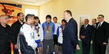 Ilham Aliyev attended the opening of the Imishli Olympic Sports Center