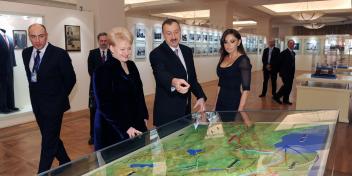 President of the Republic of Lithuania Madam Dalia Grybauskaitė visited the Heydar Aliyev Foundation