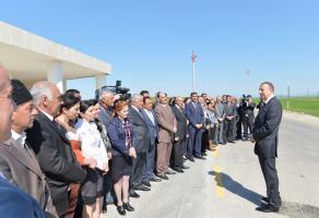 Visit of Ilham Aliyev to Gobustan