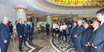 Ilham Aliyev attended the opening of Kempinski Hotel-Badamdar complex in Baku