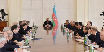 Closing speech by Ilham Aliyev at the meeting of the Cabinet of Ministers dedicated to the results of socioeconomic development in the first quarter of 2015 and objectives for the future