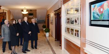 Visit of Ilham Aliyev to Fuzuli