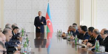 Opening speech by Ilham Aliyev at the meeting of the Cabinet of Ministers dedicated to the results of socioeconomic development in the first half of 2014 and objectives for the future