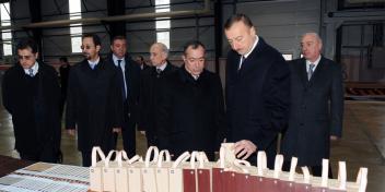 Ilham Aliyev attended the opening of AZMDF plant, built in the area of the Absheron region