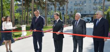 Ilham Aliyev attended the opening ceremony of a new building of the “Azerbaijan National Encyclopedia” science center