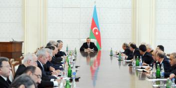 Opening speech by Ilham Aliyev at the meeting of the Cabinet of Ministers on the results of socioeconomic development in 2012 and objectives for 2013