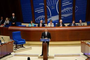 Ilham Aliyev addressed the PACE Summer Session