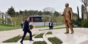 Ilham Aliyev attended the opening of a new office building of the Binagadi district branch of the “Yeni Azerbaijan Party”