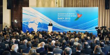 Speech by Ilham Aliyev at the 1st World Forum of Graduates of Moscow State Institute of International Relations