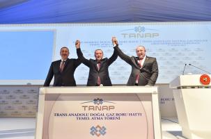 Groundbreaking of the Trans-Anatolian Natural Gas Pipeline was held in Kars