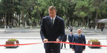 Ilham Aliyev attended the opening of the Heydar Aliyev Creativity Center in Jalilabad