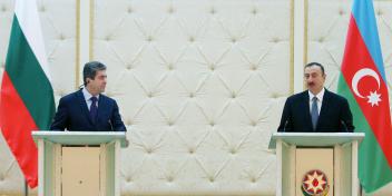 Presidents of Azerbaijan and Bulgaria made statements for the press