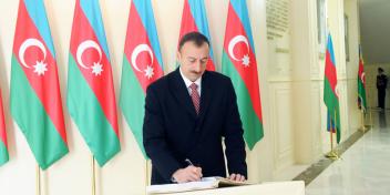 Ilham Aliyev participated at the opening of the State Flag Museum