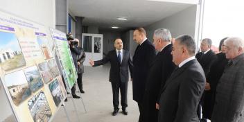 Ilham Aliyev attended the opening of the Fizuli cold-storage warehouse