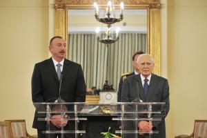 Presidents of Azerbaijan and Greece made statements for the press