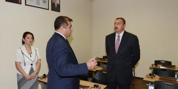 Ilham Aliyev attended the opening of secondary school No 327 built in the Bulbula settlement of Baku