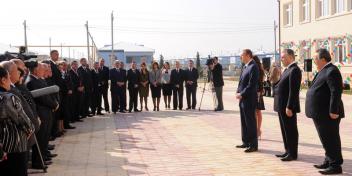 Speech by Ilham Aliyev at the opening ceremony of a new settlement for IDP families in the region of Agdam