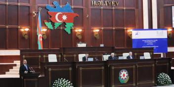 Ilham Aliyev attended the opening ceremony of the Euronest Parliamentary Assembly’s second session in Baku