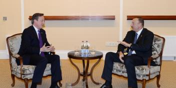 Ilham Aliyev had a meeting with British Prime Minister David Cameron