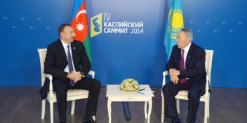 Ilham Aliyev met with President of Kazakhstan Nursultan Nazarbayev