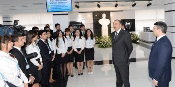 Speech by Ilham Aliyev at the opening of the Ganja “ASAN xidmət” center of the State Agency for public services and social innovations