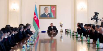 Ilham Aliyev received the football players of “Inter” club of Baku – the winner of the “Commonwealth” Cup