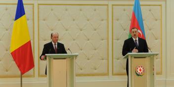 Azerbaijan and Romanian Presidents made press statements