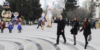 Ilham Aliyev took part in nationwide festivities on the occasion of Novruz holiday