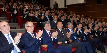 Presidents of Azerbaijan, Turkey and Kyrgyzstan attended a concert within the framework of the Third Summit of the Cooperation Council of Turkic-speaking States