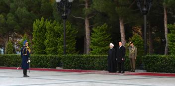 Official welcoming ceremony for Iranian President Hassan Rouhani was held