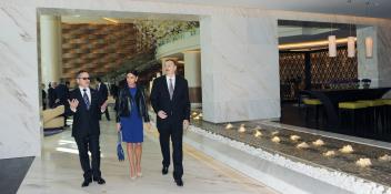 Ilham Aliyev attended the opening of the JW Marriott Absheron hotel in Baku