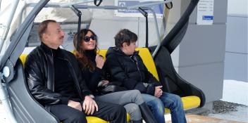 Ilham Aliyev attended inauguration of cableway and ski slope No.2 of Shahdag Winter-Summer Tourism Complex