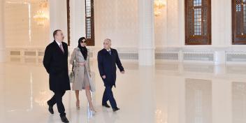 Ilham Aliyev reviewed the final stage of construction of Heydar Mosque in Baku