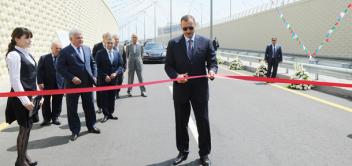 Ilham Aliyev reviewed the progress of the first and second phases of reconstruction of the Bilgah-Novkhani-Sumgayit highway