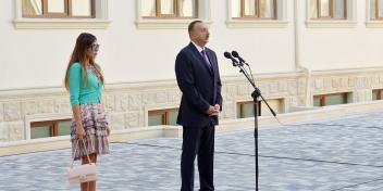 Speech by Ilham Aliyev at the opening of a new building of school No. 124 in Baku on Knowledge Day