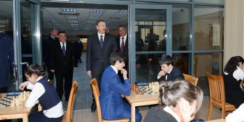 Ilham Aliyev attended the opening of the Goygol Olympic Sports Center