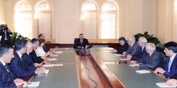 Ilham Aliyev attended the opening ceremony of the central office of the Azerbaijani Community of Nagorno-Karabakh